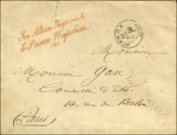 Son Altesse Impériale / Le Prince Napoléon / (2) (S. N° 5812) Càd PARIS / R. ST HONORE 13... - Lettres Civiles En Franchise