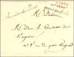 Service Du Roi (S. N° 4176) + Grand Aumonier / De France (S. N° 4196) Sur Enveloppe Avec Texte Daté... - Lettres Civiles En Franchise