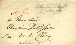 Cabinet De SAR / Mademoiselle (S. N° 4169) Sur Lettre Avec Texte Daté De Paris. 1828. - TB. - Cartas Civiles En Franquicia