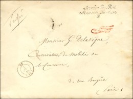 Càd T 15 EU (74) + Griffe De Franchise ' Service Du Roi / Maison Du Roi / 2 ' Sur Lettre Provenant De La... - Lettres Civiles En Franchise