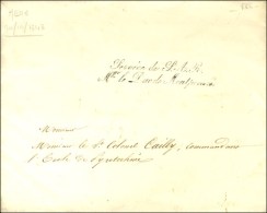 ' Service De S.A.R. / Mgr Le Duc De Montpensier ' (S N° 4625) Sur Lettre Avec Texte Daté De Metz Le 20... - Cartas Civiles En Franquicia