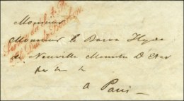 ' Service De S.A.R. / Mgr Le Duc De Bourbon ' Rouge (S N° 4141) Sur Lettre Avec Texte Daté '' Au Palais... - Cartas Civiles En Franquicia