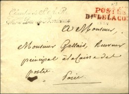 Chambre De SAR / Mr Le Duc De Bordeaux (S. N° 4157) Sur Lettre De Paris 1824. - TB. - Cartas Civiles En Franquicia