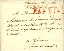 Chambre De SAR / Mgr Le Duc De Bordeaux (S. N° 4107) Sur Enveloppe Avec Beau Cachet De Cire Au Verso Et Texte... - Cartas Civiles En Franquicia