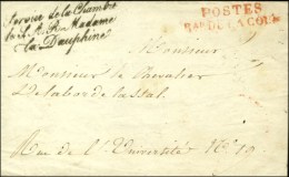 ' Service De La Chambre / De S.A.R. Madame / La Dauphine ' (S N° 4138) Sur Lettre Avec Texte Daté 1830.... - Cartas Civiles En Franquicia