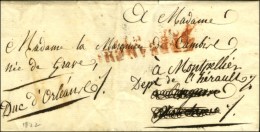 Franchise Manuscrite '' Duc D'Orléans '' (S. N° 3675) Sur Lettre Avec Texte Non Daté. - TB. - Cartas Civiles En Franquicia