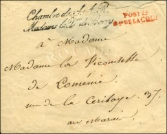 ' Chambre De S.A.R. / Madame La Dsse De Berry ' (S N° 3655), Au Verso Beau Cachet De Cire. 1823. - TB / SUP. - Lettres Civiles En Franchise