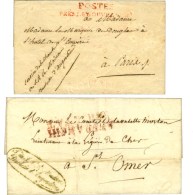 Lot De 2 Lettres Avec Franchise Du Duc D'Angoulème (S. N° 3638 + 3640). - TB. - Lettres Civiles En Franchise