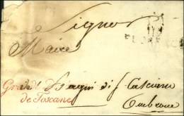 112 / FLORENCE + ' Grande Duchesse / De Toscane ' Rouge (S N° 1885 A) Sur Lettre Avec Texte Daté De... - Cartas Civiles En Franquicia