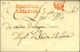 DIRECTOIRE / EXECUTIF Rouge (S N° 876 B) Sur Lettre En Franchise Signée Du Président Du... - Civil Frank Covers