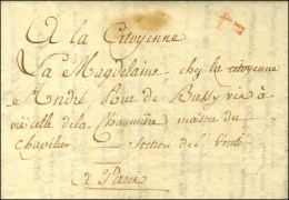 Lettre Avec Long Et Bon Texte Daté De Ste Pélagie Le 3 Nivôse An 2 Acheminée Par La... - Cartas Civiles En Franquicia