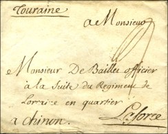 Enveloppe Sans Texte Avec Contreseing De '' La Force '' (Caumont De La Force, Lieutenant Général Des... - Cartas Civiles En Franquicia