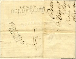 Lettre Avec Texte Daté De Rotterdam Le 15 Décembre 1820. Au Verso, DEB. 119 / DORDRECHT Et DEB. 119 /... - Marques D'armée (avant 1900)