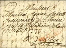 N° 19 / ARM FRANCAISe / EN ESPAGNE Rouge Sur Lettre Sans Texte Daté De Séville Le 4 Juillet 1810.... - Marques D'armée (avant 1900)