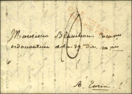 Don E HOLLANDE / TROUPES Foises Rouge Sur Lettre Avec Texte Daté De La Haye Le 3 Frimaire An 14. - TB. - R. ... - Marques D'armée (avant 1900)