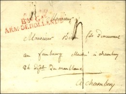 Bau Gal / ARM. DE HOLLANDE Rouge Sur Lettre Sans Texte Pour Chambéry. - TB / SUP. - Sellos De La Armada (antes De 1900)