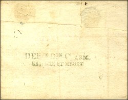 36 / CHINON Sur Lettre Sans Texte Adressée Au Quartier Général De L'armée D'allemagne... - Sellos De La Armada (antes De 1900)