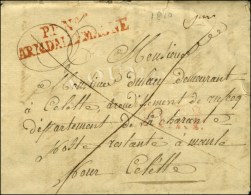 P.P N° 35 / ARM. D'ALLEMAGNE Rouge Sur Lettre Avec Texte Daté D'une Localité Bavaroise Le 1er... - Army Postmarks (before 1900)