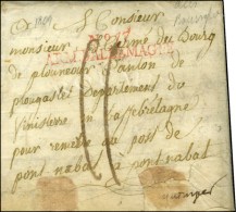 N° 17 / ARM. D'ALLEMAGNE Rouge Sur Lettre Avec Texte Daté D'Augsbourg Le 18 Juillet 1809. - TB. - Marques D'armée (avant 1900)