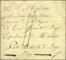 N° 15 / ARM. D'ALLEMAGNE Rouge Sur Lettre Avec Texte Daté De Castrin Le 8 Février 1812. - TB. - Army Postmarks (before 1900)