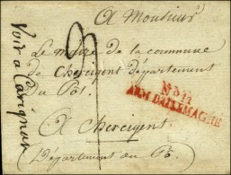 N° 11 / ARM. D'ALLEMAGNE Rouge Sur Lettre Sans Texte Daté '' 30 Luglio 1810 '' Pour Le... - Army Postmarks (before 1900)