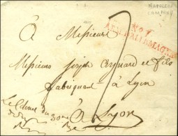 N° 7 / ARM. D'ALLEMAGNE Rouge Sur Lettre Sans Texte. Au Recto, Mention '' Le Colonel Du 30ème... - Army Postmarks (before 1900)