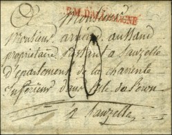 N° 3 / ARM. D'ALLEMAGNE Rouge Sur Lettre Avec Long Texte Daté De Laiback Le 3 Décembre 1809. -... - Sellos De La Armada (antes De 1900)