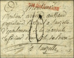 N° 3 / ARM. D'ALLEMAGNE Rouge Sur Lettre Avec Long Texte Daté De Laiback Le 3 Décembre 1809. -... - Army Postmarks (before 1900)