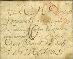 DEB N° 1 / ARM. D'ALLEMAGNE Rouge Sur Lettre Avec Texte Daté Du 26 Juillet 1809. Rare Usage De... - Armeestempel (vor 1900)
