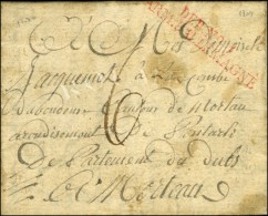 DEB N° 1 / ARM. D'ALLEMAGNE Rouge Sur Lettre Avec Texte Daté Du 26 Juillet 1809. Rare Usage De... - Sellos De La Armada (antes De 1900)