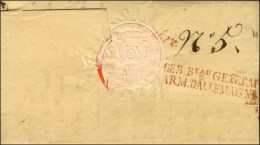 Lettre Avec Texte Daté De Hanau Le 28 Décembre 1811, Adressée à Monsieur Le Baron De... - Sellos De La Armada (antes De 1900)