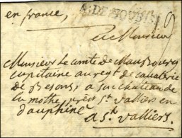 A. DE SOUBISE Sur Lettre Avec Texte Daté De Deinack Le 23/9/1757. - TB / SUP. - R.- - Sellos De La Armada (antes De 1900)