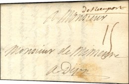 Marque Manuscrite '' De Nieuport '' Sur Lettre Avec Texte Daté Au Camp De Nieuport Le 23 Juillet 1706. - TB... - Armeestempel (vor 1900)