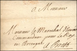 Lettre Avec Texte Daté '' Au Camp De Ville Sur Haine '' Pour Le Maréchal D'Estrées. 1697. -... - Sellos De La Armada (antes De 1900)