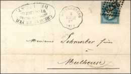 GC 2578 / N° 29 Conv. Stat. WISSEMBOURG / WIS. ST. (67). Au Verso, Conv. Stat. STRASBOURG / STR. BALE. 1869.... - Poste Ferroviaire