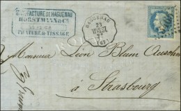 GC 3465 / N° 29 CONV. STAT. HAGENAU / WIS.ST. (67) (Cote : 220). 1868. - TB / SUP. - Railway Post