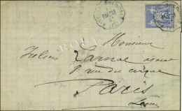 CONV. STAT. Bleu BAGNERES-DE-BIGORRE / BAG.TAR (63) / N° 78 (Cote : 300). 1877. - TB. - Poste Ferroviaire