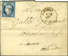 Losange MP / N° 60 CONV. STAT. SANTENAY / MOUL.CH (20) (non Signalé). 1875. - TB. - Railway Post