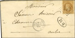 GC 882 / N° 28 Càd T 16 CHAOURCE (9) + BM Sur Lettre Locale Avec Texte Daté De Lantage Pour... - Railway Post