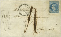 GC 4879 / N° 29 Càd T 23 ANNOEULLIN (57) Sur Devant De Lettre Insuffisamment Affranchie Pour Douai... - 1849-1876: Période Classique