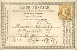 GC 3320 / N° 55 Càd SAULT-DE-NAVAILLES (64) + BM Sur Carte Précurseur Datée D'Hagetemau... - 1849-1876: Classic Period