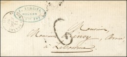 Càd T 15 STE FOY LA GRANDE (32), Taxe Tampon 6 (FL) Sur Lettre 2 Ports. 1860. - TB. - R. - 1859-1959 Cartas & Documentos
