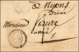 Càd T 22 ROSANS (4), Taxe Tampon 1 (FL), B. Rur. C (St André) Sur Lettre Locale. 1855. - TB. - 1859-1959 Lettres & Documents