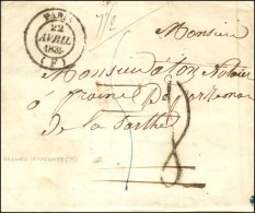 Càd PARIS (F) Taxe 5 Rectifiée 8 Au Tampon (FL). 1839. - TB. - 1859-1959 Lettres & Documents