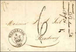 Càd T 13 WESSERLING (66) Taxe Tampon 6 (FL). 1836. - SUP. - 1859-1959 Lettres & Documents