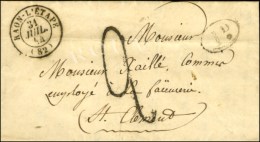 Càd T 15 RAON-L'ETAPE (82), Taxe Tampon 2 FL. 1844. - SUP. - 1859-1959 Cartas & Documentos