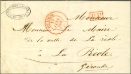 Càd T 14 Rouge TOULOUSE (30) + P.P. Rouge. 1841. - SUP. - Autres & Non Classés