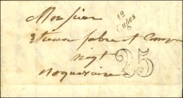 12 / Cuges, Taxe 25 DT. 1852. - SUP. - R. - Autres & Non Classés