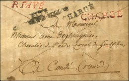 P.17.P. / CHATEAU-MEILLAN + Griffe CHARGÉ Sur Lettre Avec Texte Daté De 1823 Pour Condé... - Autres & Non Classés