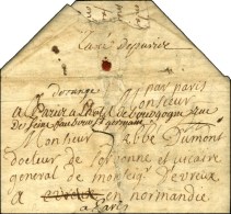 '' D'Orange '' Sur Lettre Avec Texte Daté Du 25 Avril 1736 Pour Evreux Réexpédiée... - Autres & Non Classés